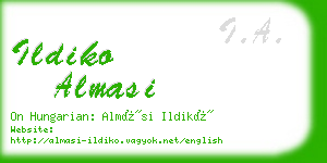 ildiko almasi business card